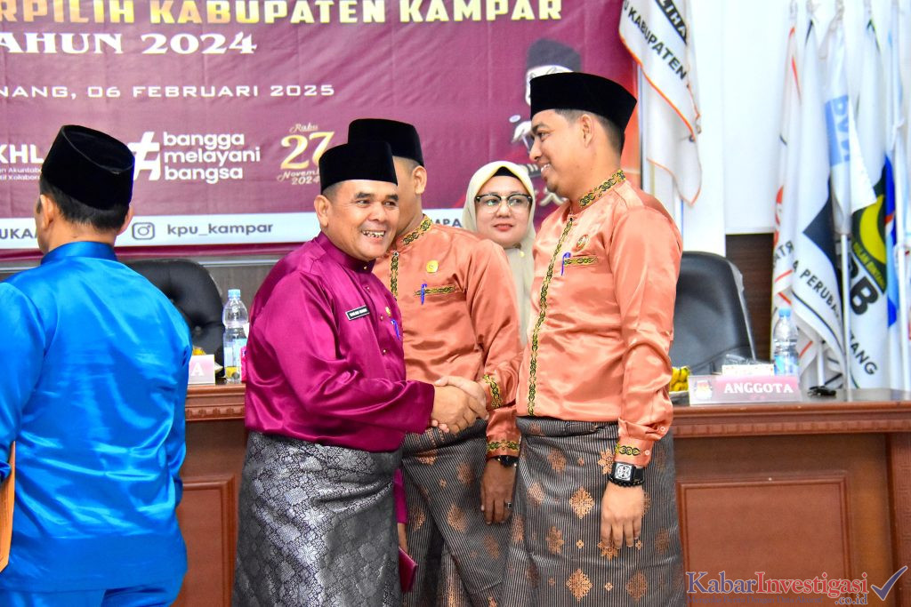 KPU Kampar Tetapkan Ahmad Yuzar – Misharti Sebagai Calon Bupati dan Wakil Bupati Terpilih