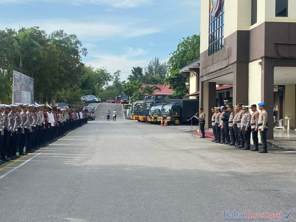Kapolresta Barelang Pimpin Pengamanan Peresmian Pelabuhan Ferry Internasional Gold