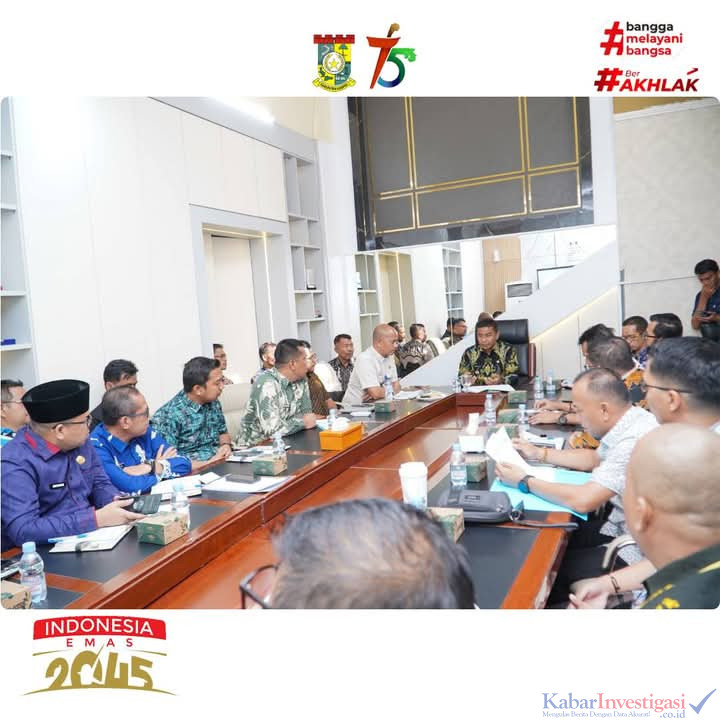 Bupati Kampar Pimpin Rapat Koordinasi Wilayah Pertambangan Rakyat (WPR) di Kabupaten Kampar