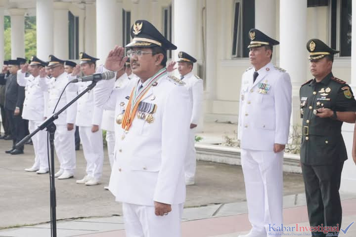 Bupati Tanjab Barat Pimpin Upacara Hari Otonomi Daerah ke-29, Tekankan Sinergi Pusat dan Daerah Menuju Indonesia Emas