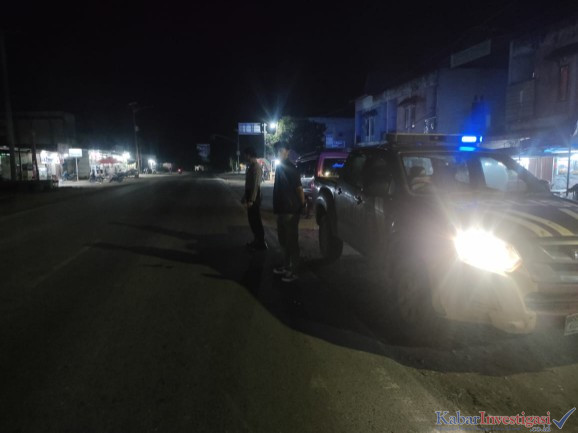Polsek Kemuning Jaga Stabilitas Keamanan Wilayah, Patroli Malam di Jalur Rawan Laka Lantas Demi Wujudkan Keamanan dan Ketertiban Masyarakat
