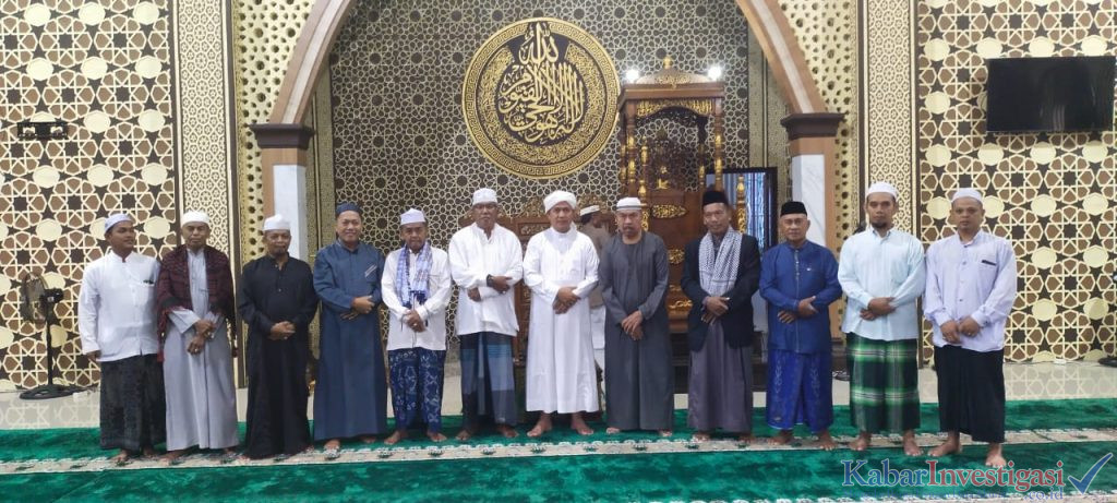 Pengajian Rutin dan Siram Rohani di Masjid Besar Nurul Jama’ah