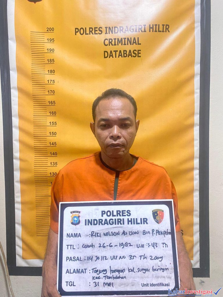 Dua Pengedar Sabu Diamankan Polres Inhil