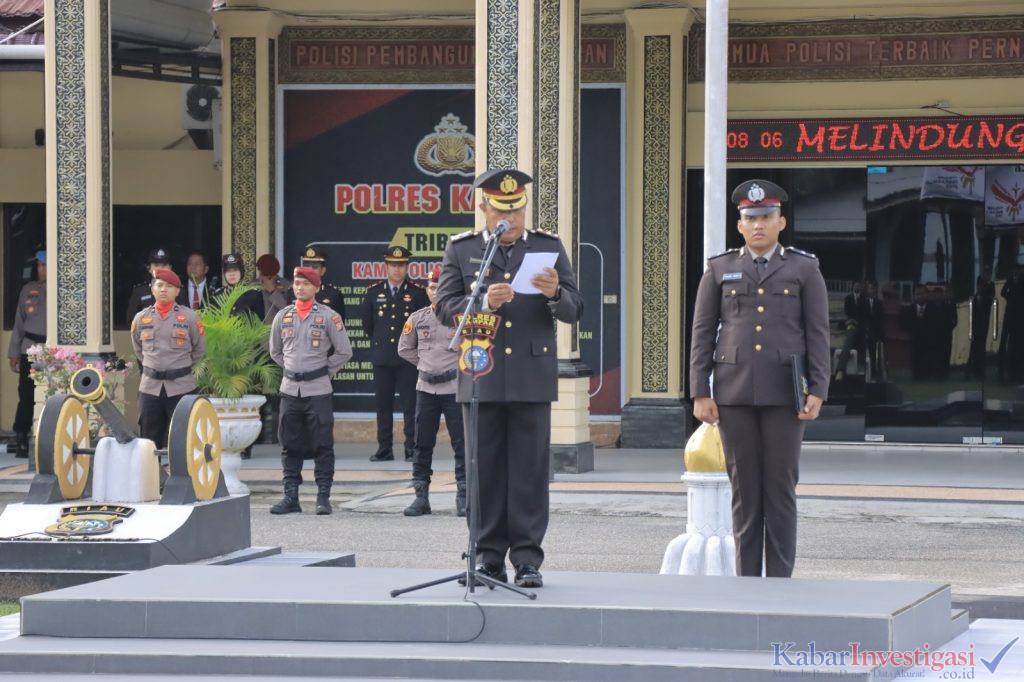 Polres Kampar Gelar Upacara Bendera Peringatan Hari Lahir Pancasila Tahun 2025