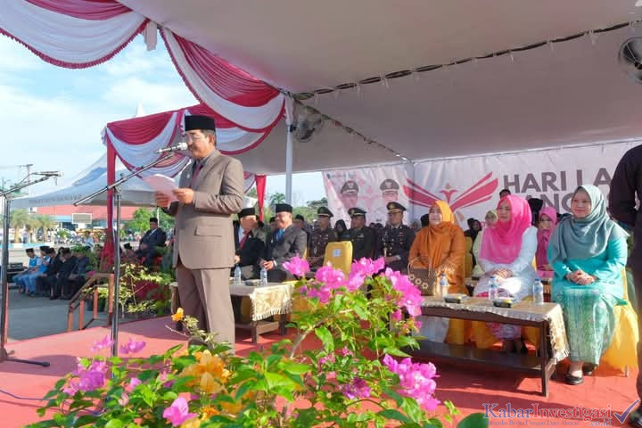 Bupati Tanjab Barat Pimpin Upacara Hari Lahir Pancasila 2025