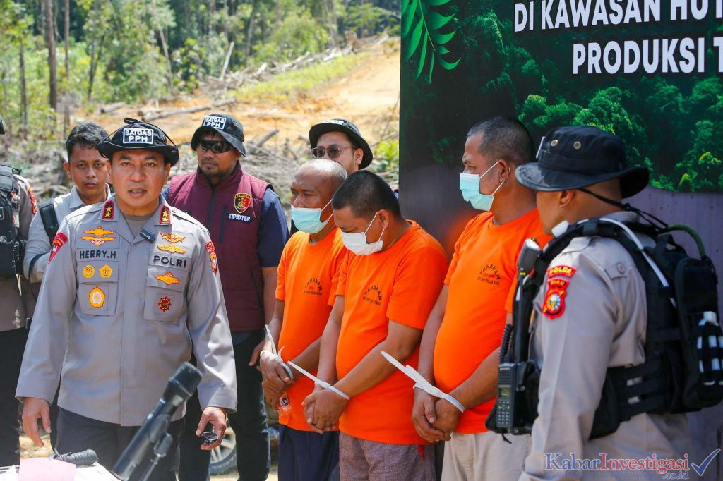 Tindak Tegas Perusak Hutan, Polda Riau Tegaskan Komitmen Green Policing