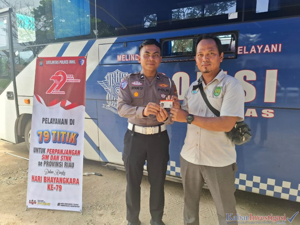 Satuan Lalu Lintas Polres Inhil Luncurkan Pelayanan SIM Keliling