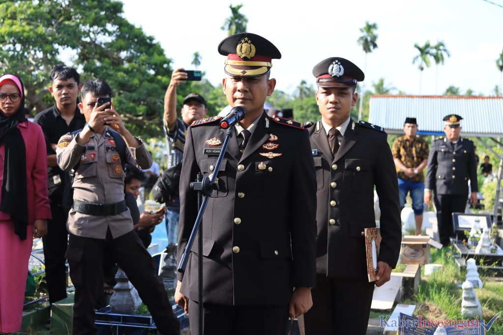 Upacara Pemakaman AIPTU Bakhtiar Efendi Panggabean Berlangsung Khidmat