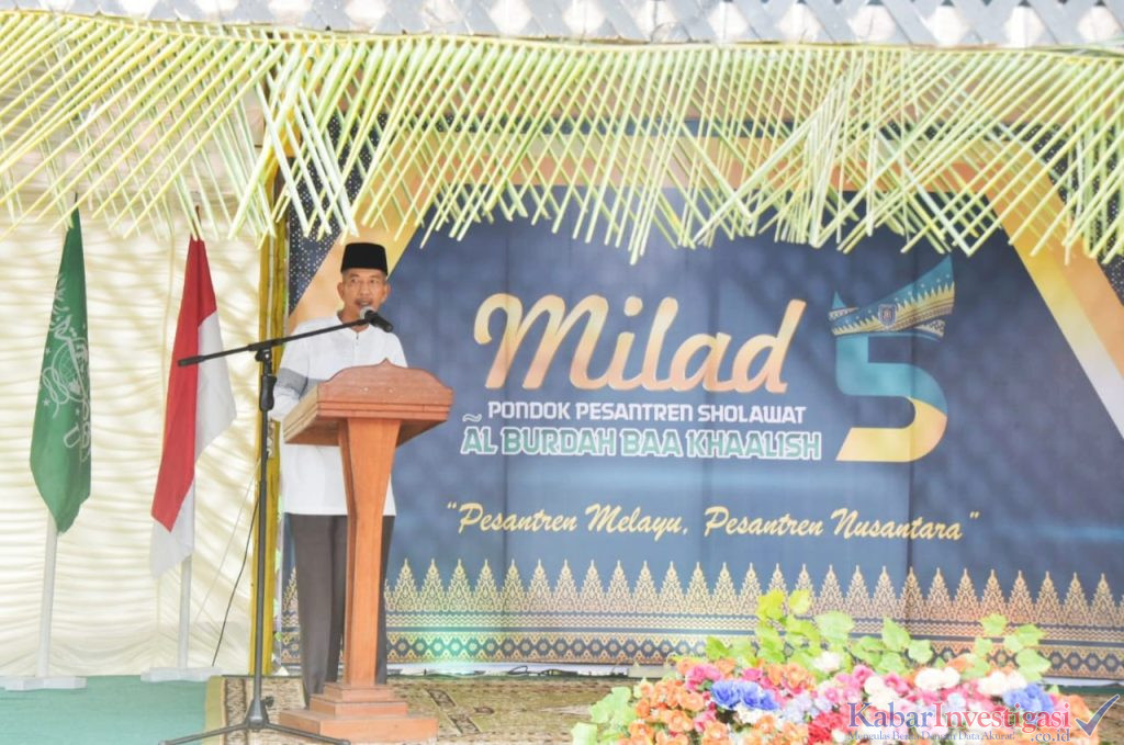 Hadiri Milad ke-5, Kasmarni Berharap Ponpes Al-Burdah BAA Khalish Terus Komitmen Ciptakan Generasi Berkualitas dan Berkarakter