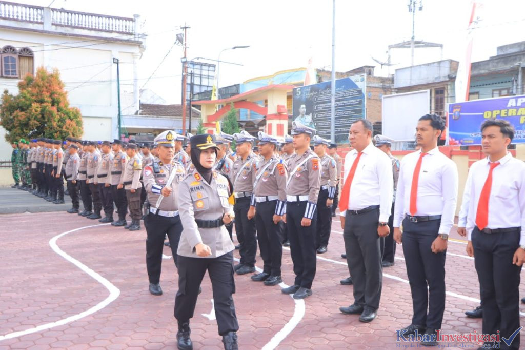 Kapolres Samosir Cek Kesiapan Akhir Jelang Operasi Patuh Toba 2025.