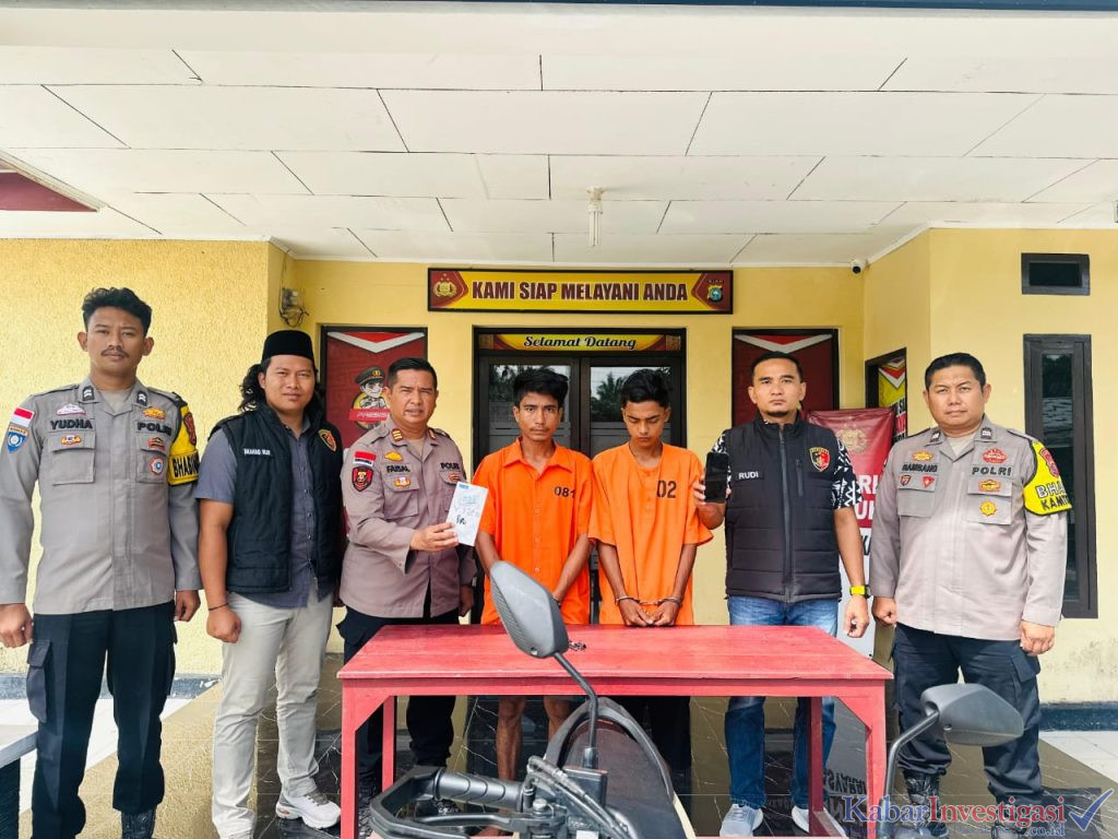 Polsek Rupat Tangkap 2 Pelaku Begal Dalam Waktu Kurang dari 24 Jam