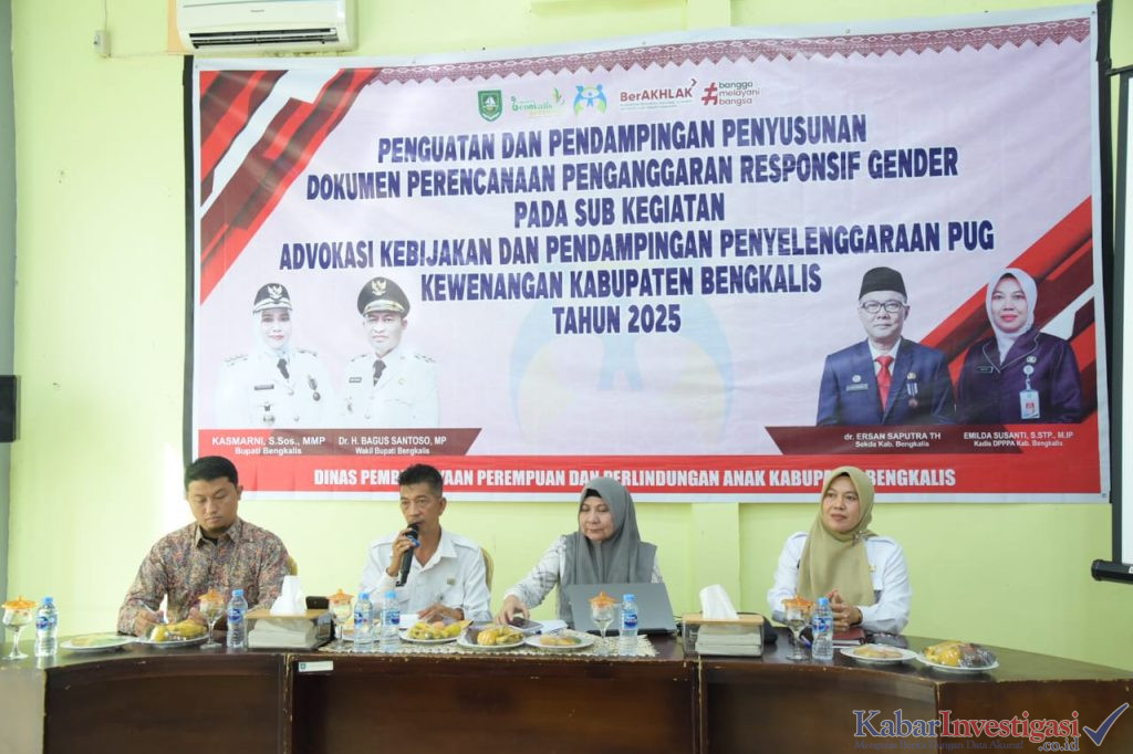 Bupati Bengkalis Buka Pelatihan Pendampingan dan Penyusunan Dokumen Perencanaan Penganggaran Responsif Gender