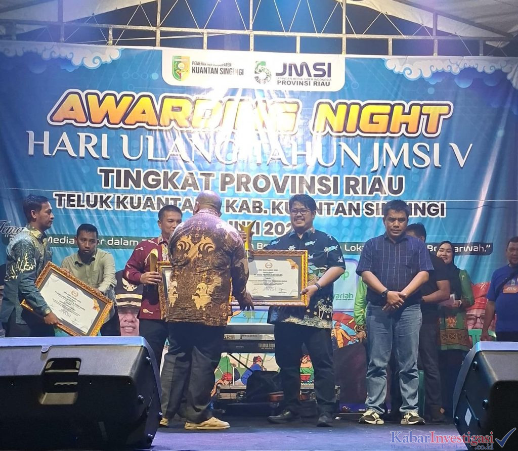 PT Riau Petroleum Rokan Raih Penghargaan Bergengsi JMSI Riau Award 2025