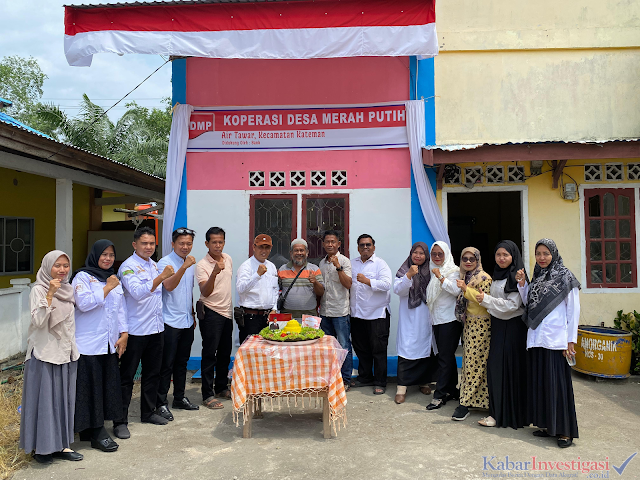 Launching KopDes Merah Putih Desa Air Tawar, Dorong Kemandirian Ekonomi Warga