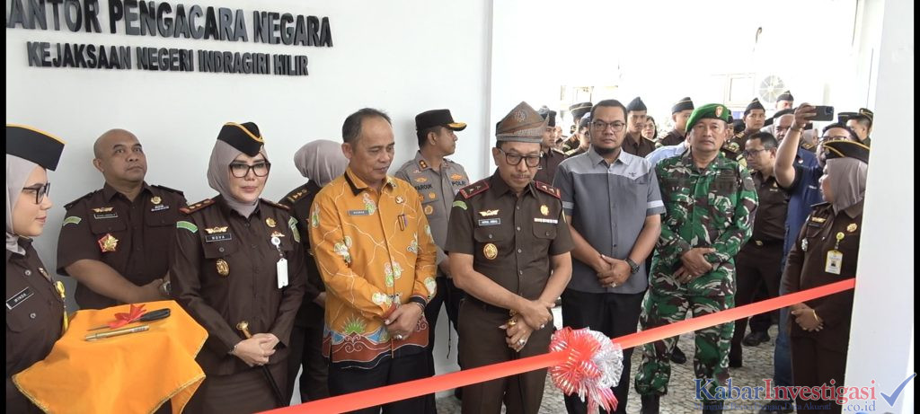 Bupati Inhil Herman Bersama Kejati Riau Akmal Abbas Resmikan Klinik Adhyaksa Kejaksaan Negeri Inhil
