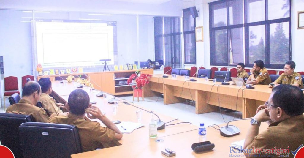 Wakil Bupati Labuhanbatu H. Jamri ST, mengikuti Zoom Meeting bersama Badan Keahlian Teknik Industri-Persatuan (BKTI.Pll)