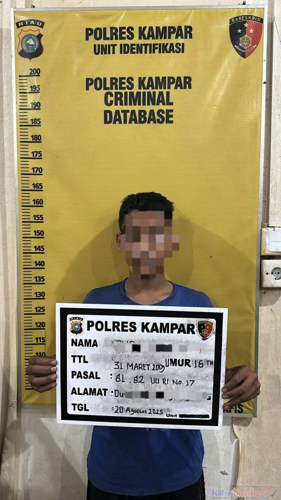 Polres Kampar Tangkap Pelaku Pencabulan Anak di bawah Umur
