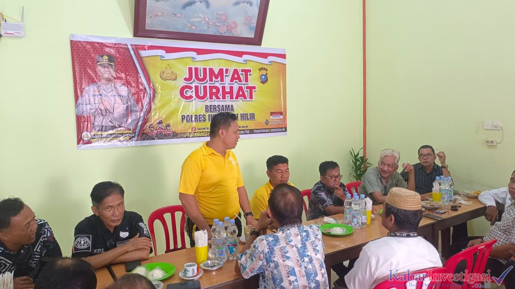 Polres Indragiri Hilir Gelar Jumat Curhat Bersama Masyarakat Tembilahan