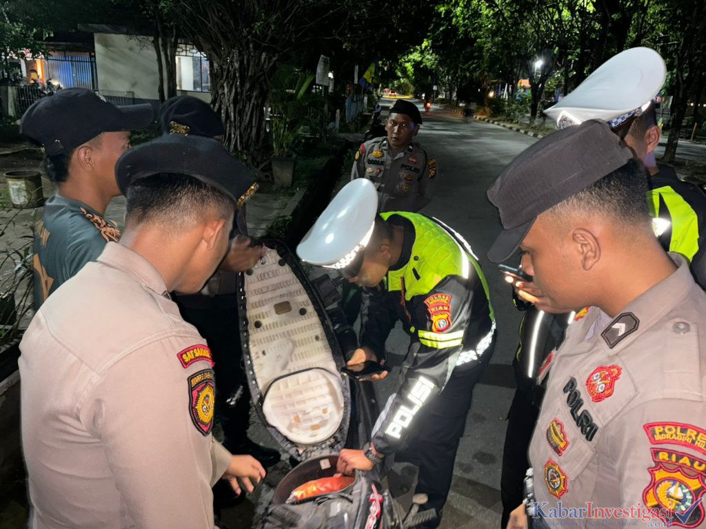 Polres Inhil Gelar Kegiatan Rutin yang Ditingkatkan (KRYD) Antisipasi Premanisme dan Tindak Pidana C3