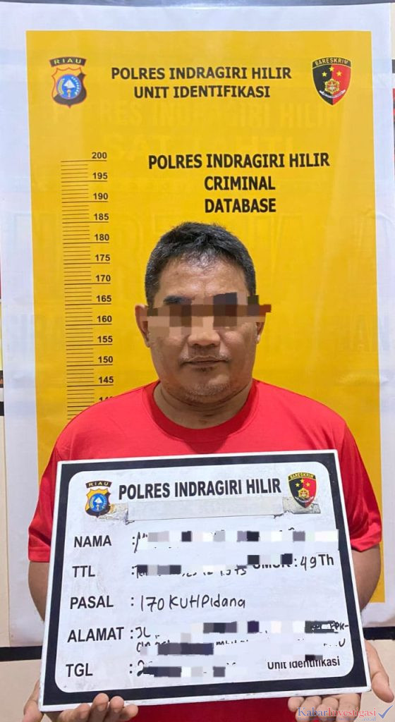 Polres Inhil Tangkap Dua Pelaku Pengeroyokan di Tembilahan, Korban Alami Luka Bacok di Kepala