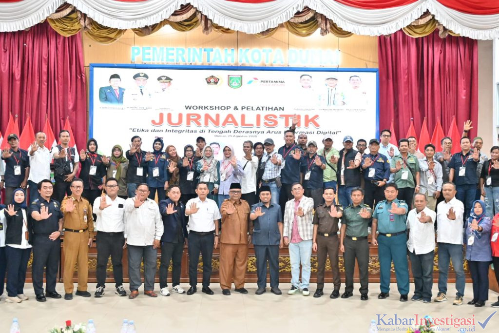 PWI Kota Dumai Gelar Acara ” Workshop & Pelatihan Jurnalistik ” Guna Pentingnya Etika Dan Integritas