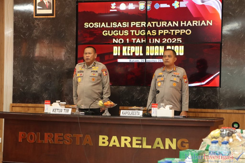 Polri Perkuat Penanganan TAPI di Perbatasan, Polresta Barelang Terima Kunjungan Karofenmin Stamaops Polri