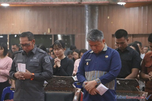 Pdt Gunawan Panggabean Pimpin Pembinaan Rohani, Bupati dan Wabup Taput Ikut Menghadiri