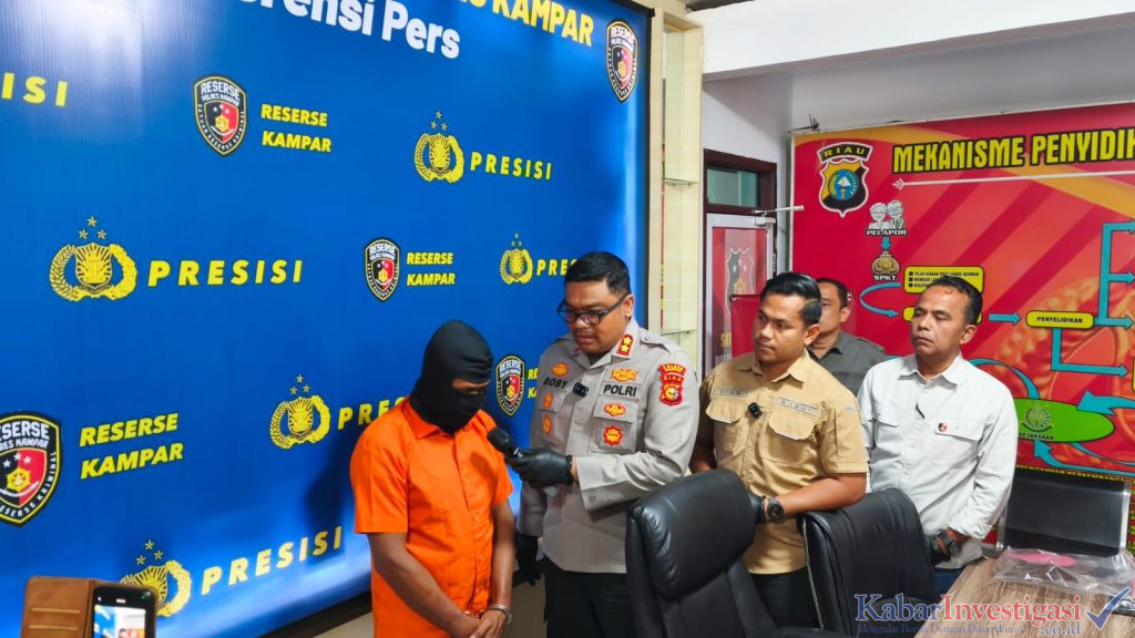 “Kurang dari 24 Jam, Pembunuh di Kualu Tertangkap!” Polres Kampar Gerak Cepat, Kapolres Imbau Warga Lapor Jika Ada Pencurian!