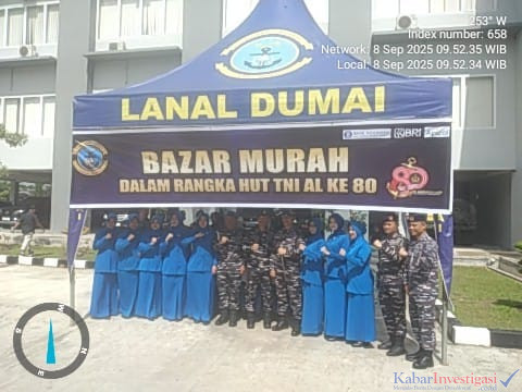 Lanal Dumai Adakan Acara Bhakti Sosial & Bhakti Kesehatan Dalam Rangka Hari HUT TNI Angkatan Laut Ke 80