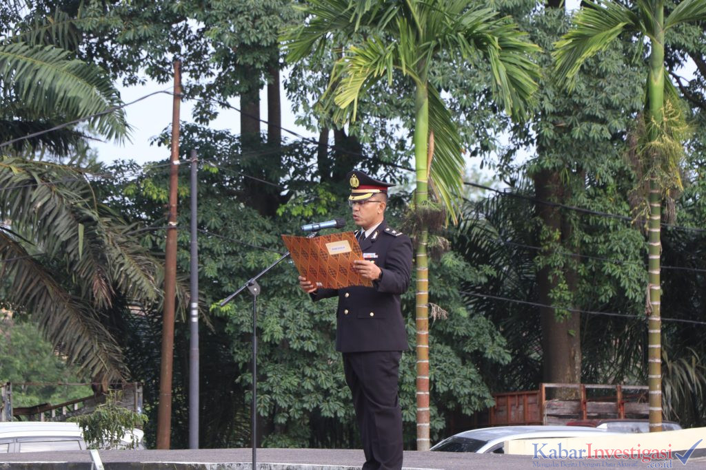 Kabag Ops Polres Kuansing, Pimpin Peringatan Hari Kesaktian Pancasila ” Pancasila Perekat Bangsa”