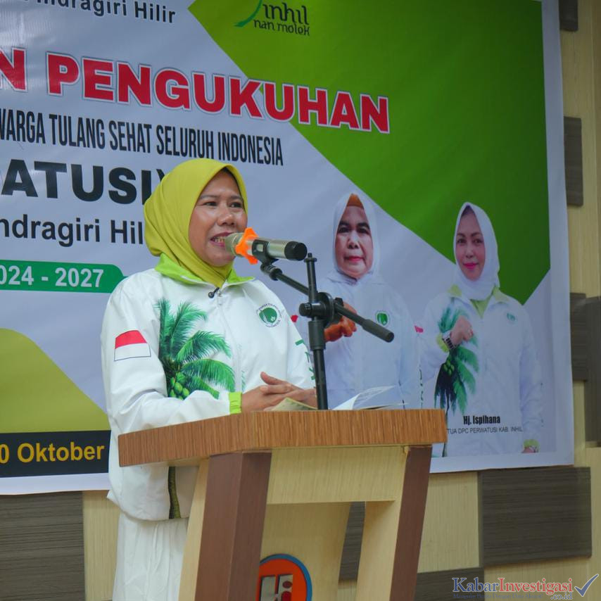 Wabup Inhil Yuliantini Hadiri Sosialisasi dan Pengukuhan Pengurus Perwatusi Kabupaten Indragiri Hilir
