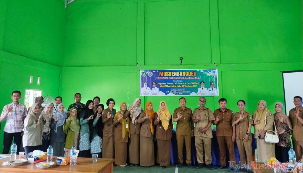 Desa Sungai Siput Gelar Musrenbang, Jalan dan Parit Beton Jadi Prioritas