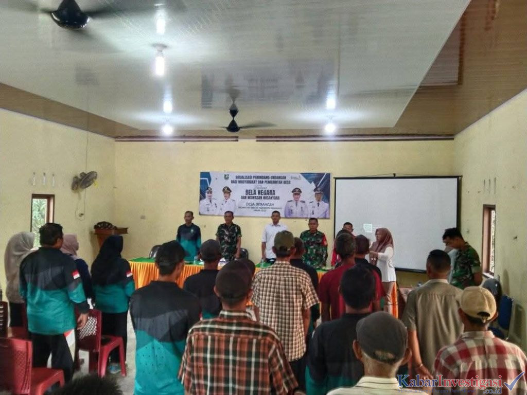 Pemdes Berancah Menggelar Kegiatan Bela Negara dan Wawasan Nusantara