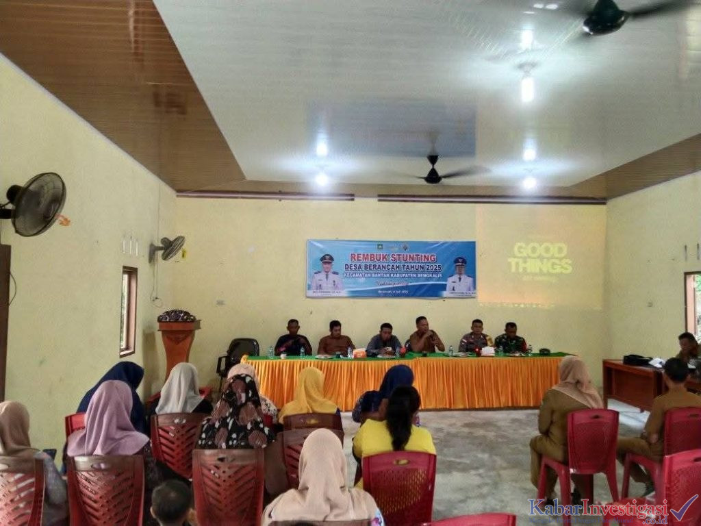 Pemdes Berancah,Gelar Rembuk Stunting Tahun 2025 wujudkan generasi sehat dan cerdas