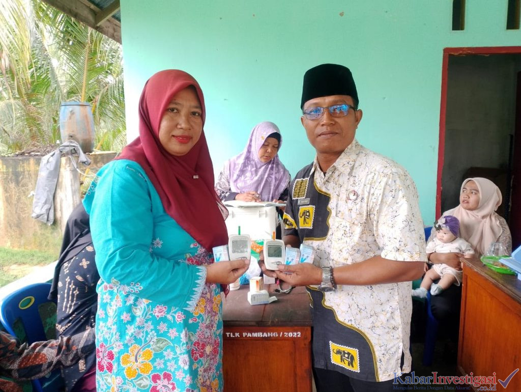 DESA TELUK PAMBANG GELAR CEK KESEHATAN GRATIS