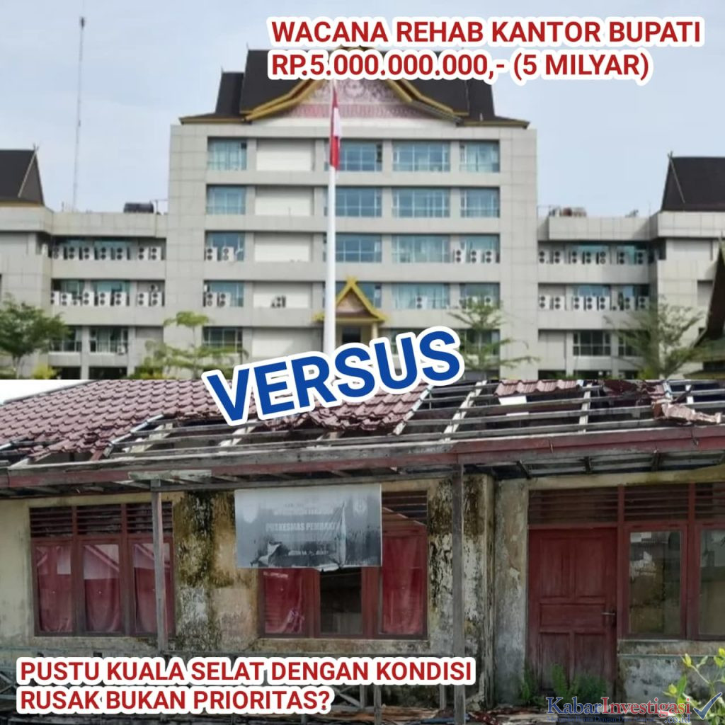 Wacana Rehab Kantor Bupati Inhil Rp.5 Milyar, Faskes Diabaikan?