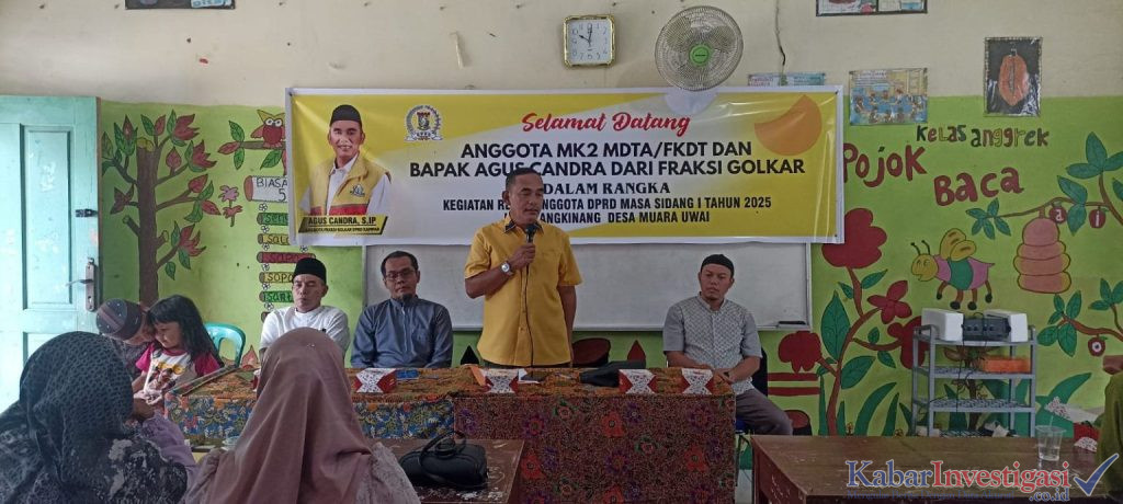 Reses di Muara Uwai, Agus Candra Minta Pemkab Kampar Naikkan Insentif Guru MDTA