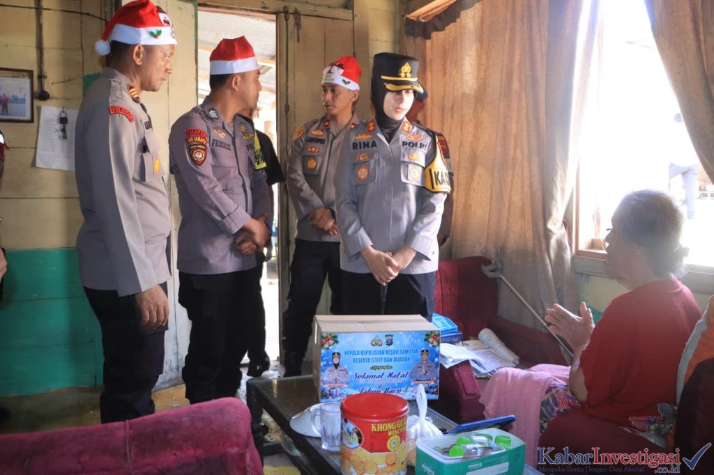 Sambut Natal 2025 dan Tahun Baru 2026, Polres Samosir Gelar Bakti Sosial untuk Lansia dan Anak Disabilitas