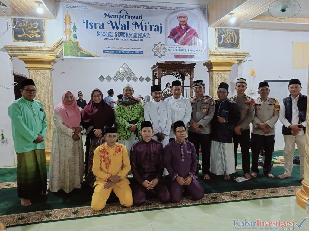 Peringatan Isra Mi’raj Digelar di Masjid Baitul Hikmah Desa Limau Manis