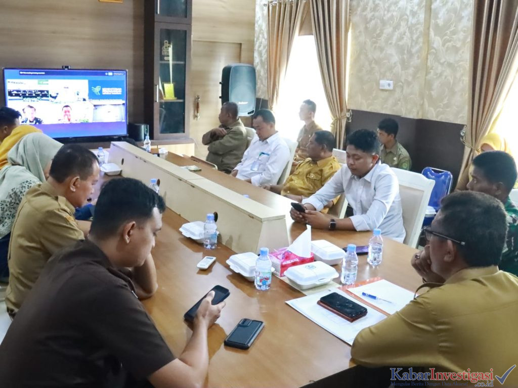 Bupati Inhil Ikuti Rakor Pengendalian Inflasi, Bahas Perkembangan IPH Minggu Ketiga Januari 2026