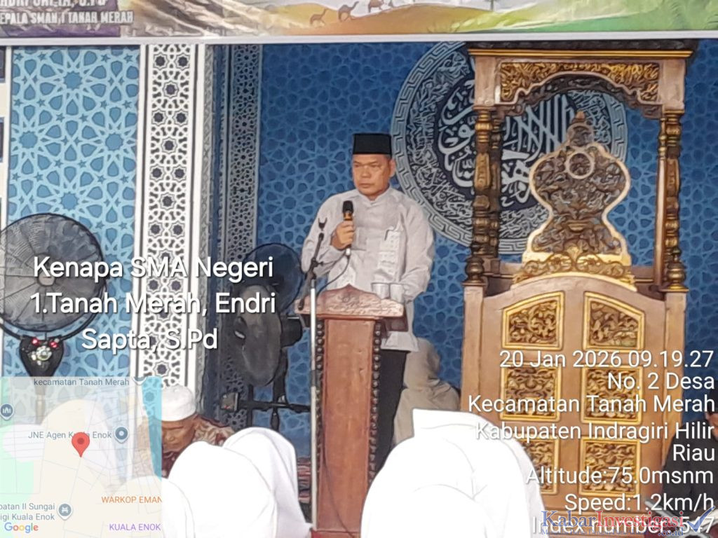 Peringatan Isra’Mi’raj Nabi Muhammad SAW 1447 H. SMA Negeri 1.Tanah Merah, Dalam Tema “Menghidupkan Shalat MenguatkanAkhlak