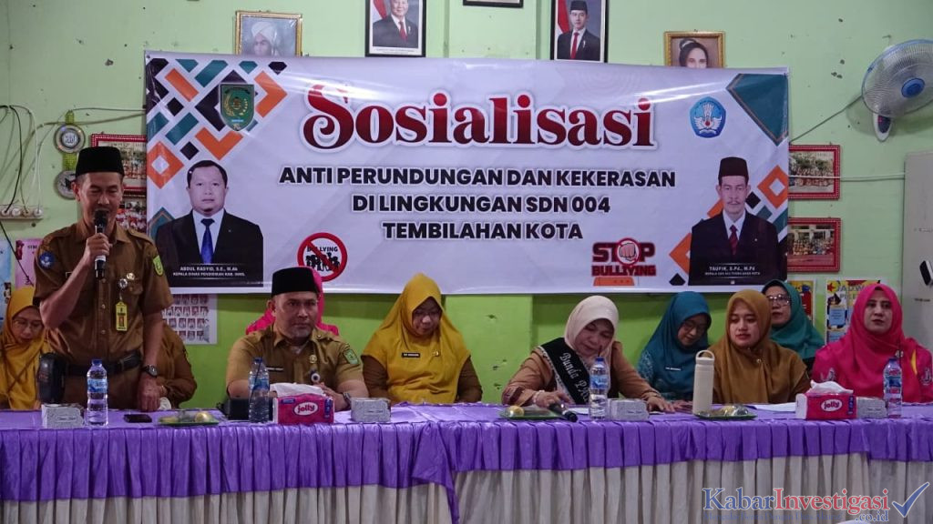 Bunda PAUD Inhil Edukasi Siswa/i SD 04 Tembilahan Anak Saling Menghargai, Wujudkan Sekolah Bebas Perundungan