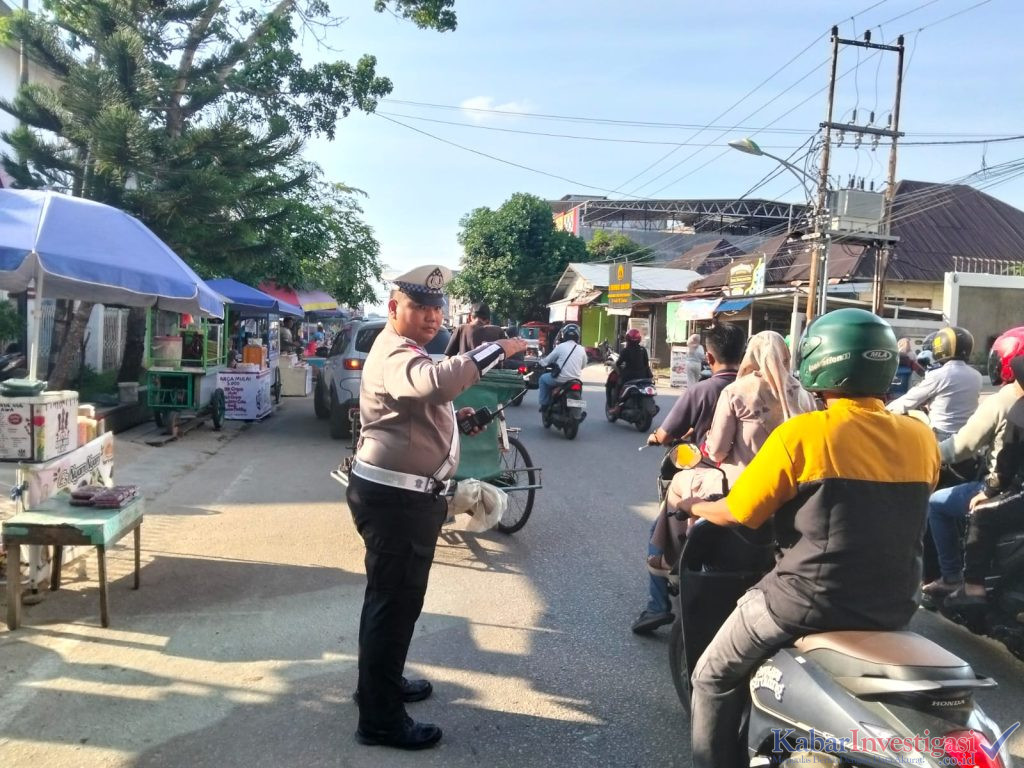 Polres Inhil Laksanakan PAM Takjil Ramadhan, Antisipasi Kemacetan dan Laka Lantas