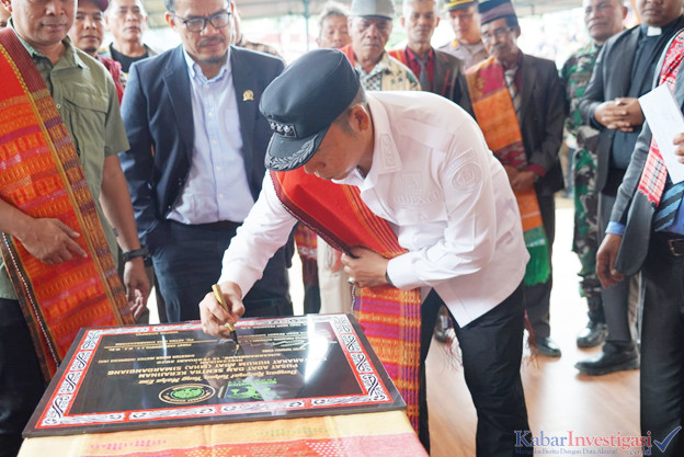 Bupati Taput Resmikan Pusat Adat Simardangiang, Perkuat Identitas dan Hilirisasi Kemenyan