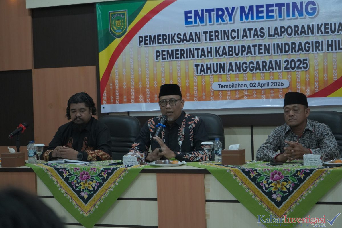 Bupati Inhil Tekankan Transparansi dan Kesiapan OPD Hadapi Pemeriksaan Rinci LKPD 2025