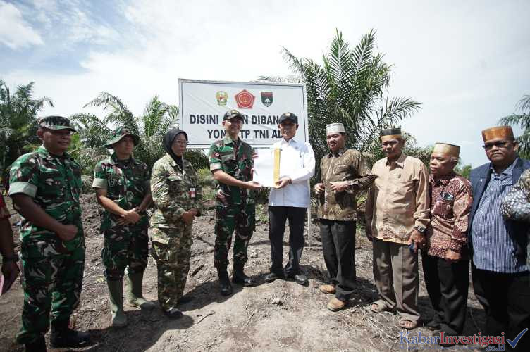 Kemhan RI dan Pemkab Inhil Pastikan Pembangunan Yon TP Berjalan Sesuai Rencana