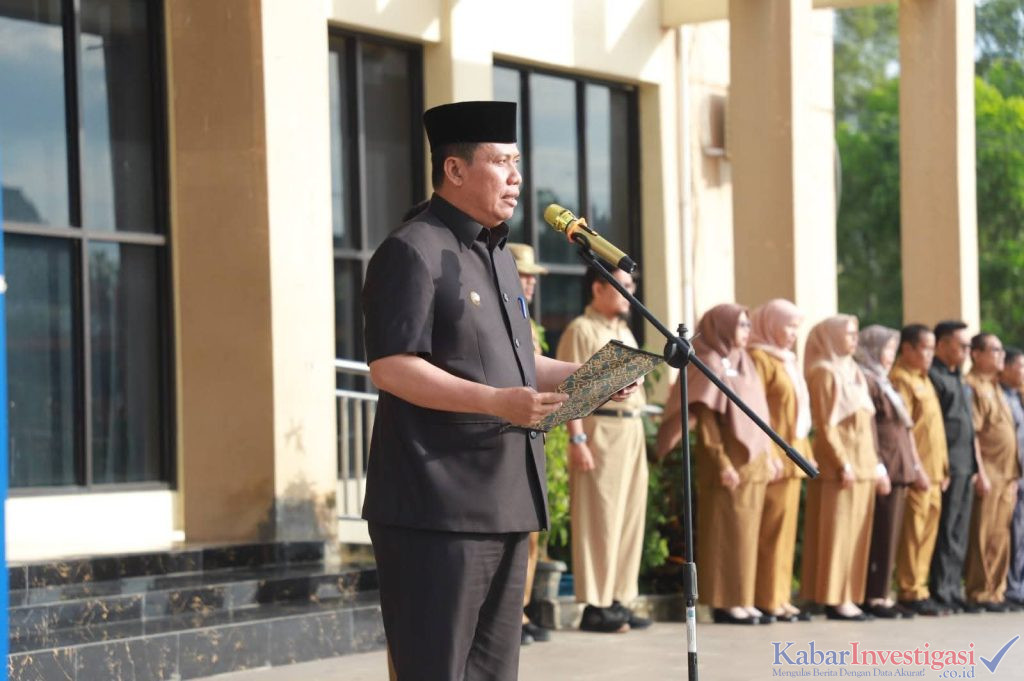 Wabup Katamso Tekankan Sinergi dan Kinerja ASN dalam Apel Gabungan