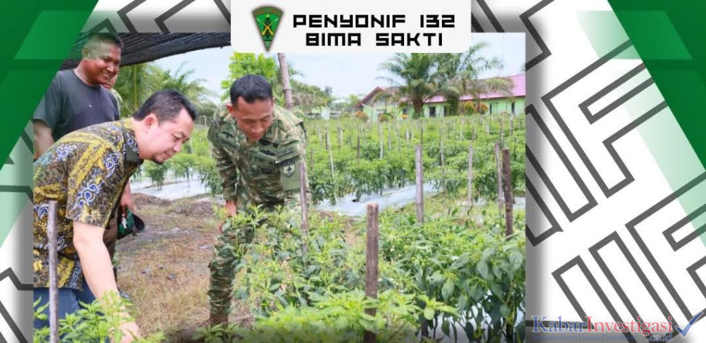 Ketua BKSAP DPR RI Tinjau Program Ketahanan Pangan Mandiri di Yonif 132/Bima Sakti