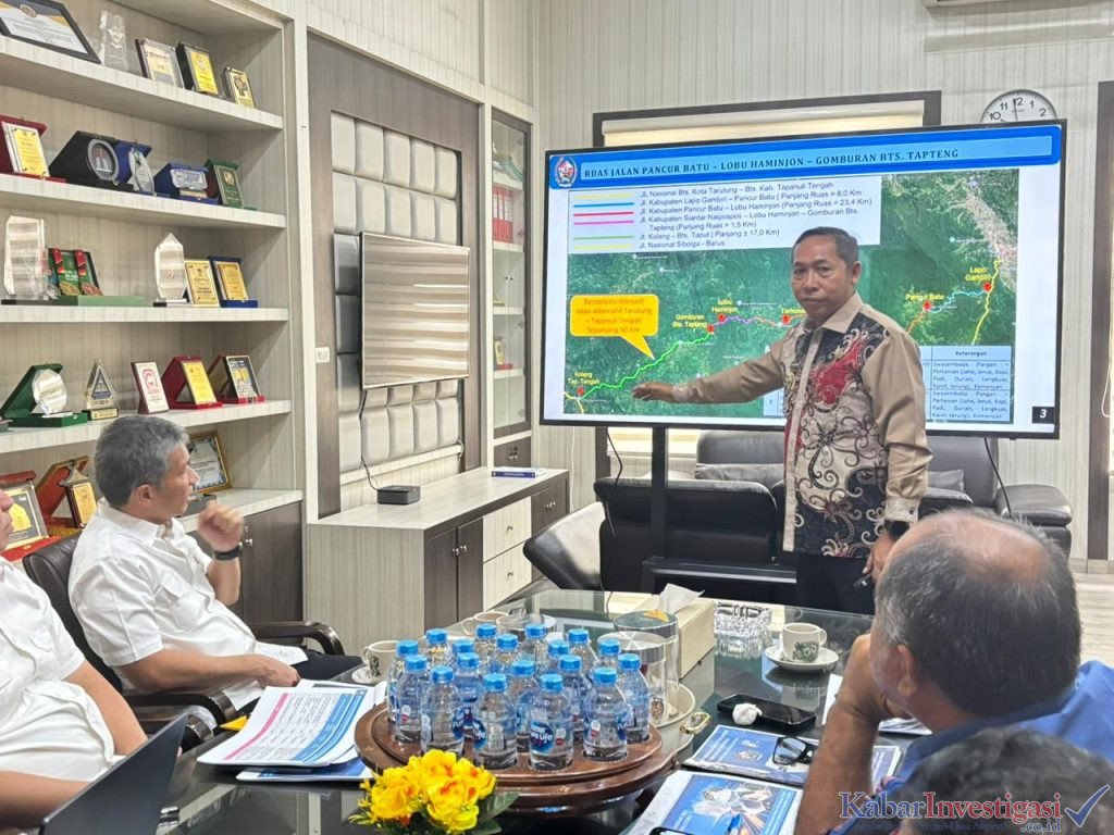 Percepat Penanganan Banjir dan Konektivitas Antar-Kabupaten, Bupati Taput Temui Kepala BBPJN Sumut