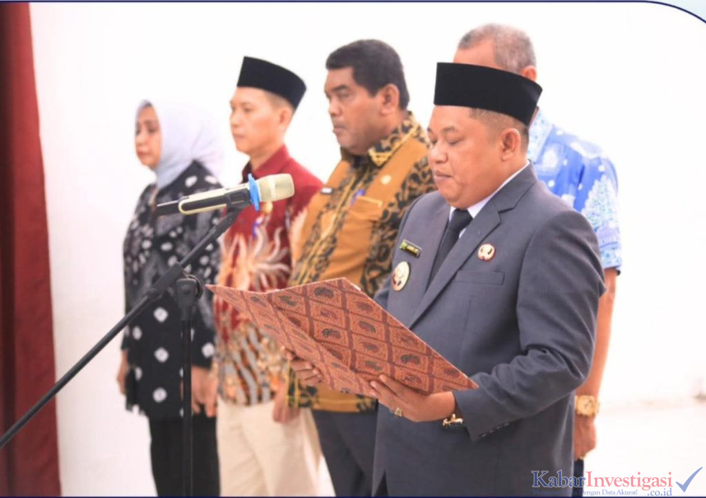 Wabup Labuhanbatu H. Jamri ST, resmi lantik 22 Kepala Satuan Pendidikan di lingkungan Pemerintah Kabupaten Labuhanbatu,